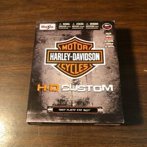 Maista 2015 Harley Davidson H-D Custom 1997 FLSTF Fat Boy Motorcycle Model 1:18